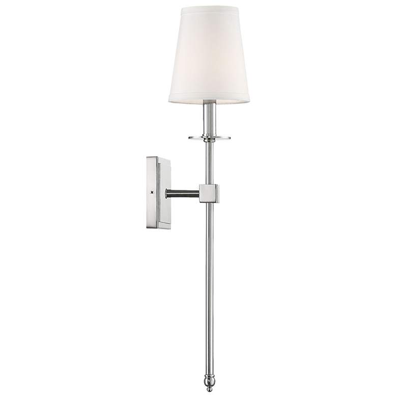 Image 5 Monroe 1-Light Wall Sconce in Polished Nickel more views