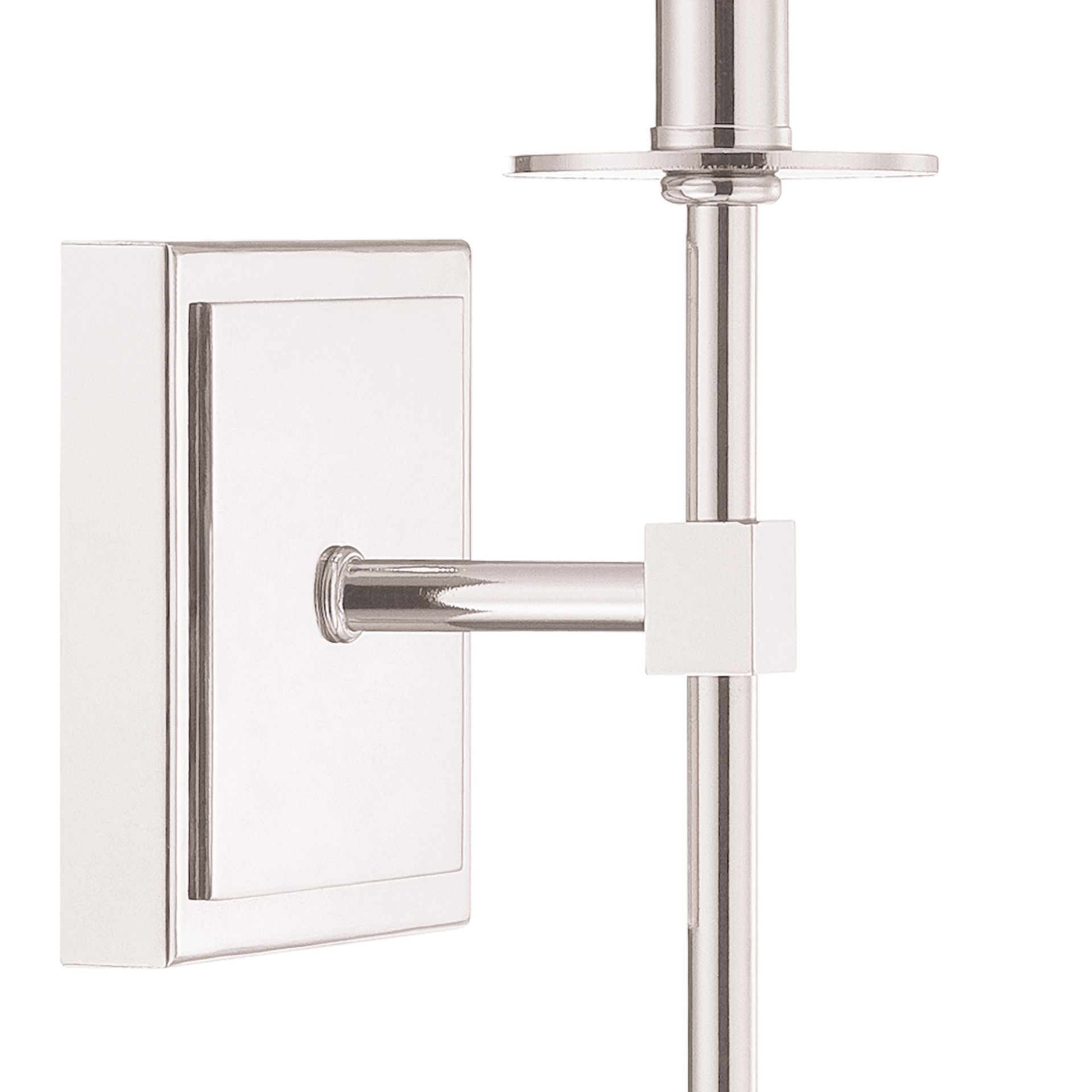 Image 3 Monroe 1-Light Wall Sconce in Polished Nickel more views
