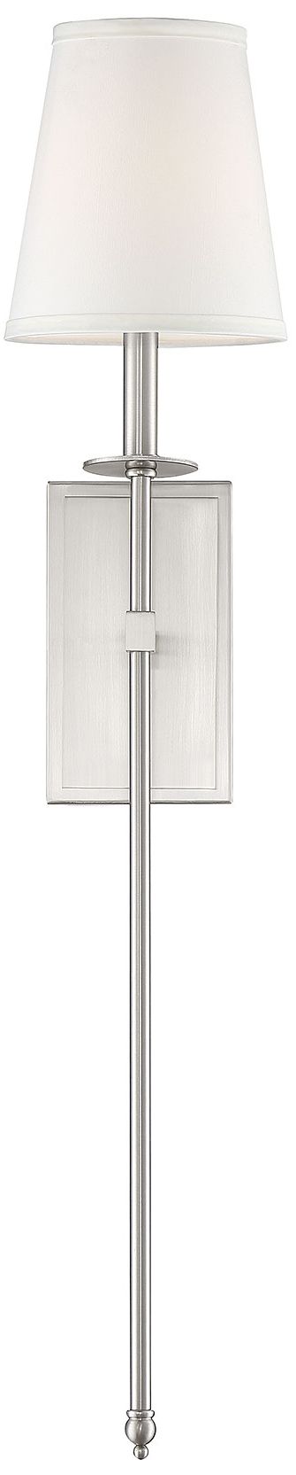Monroe 1-Light Wall Sconce in Satin Nickel