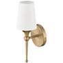 4_Monroe 14" High Vintage Brass Wall Sconce more views