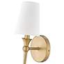 5_Monroe 14" High Vintage Brass Wall Sconce more views
