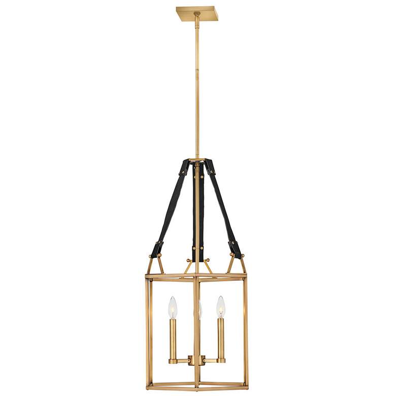 Image 1 Monroe 15 1/2" Wide Brass Chandelier by Hinkley Lighting