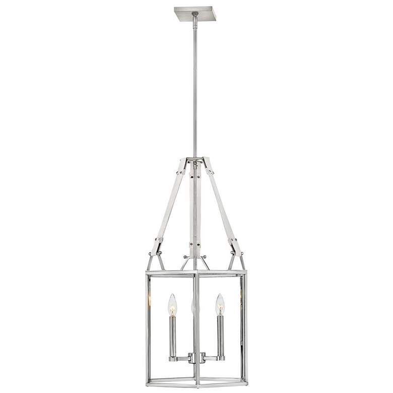 Image 1 Monroe 15 1/2" Wide Nickel Chandelier by Hinkley Lighting
