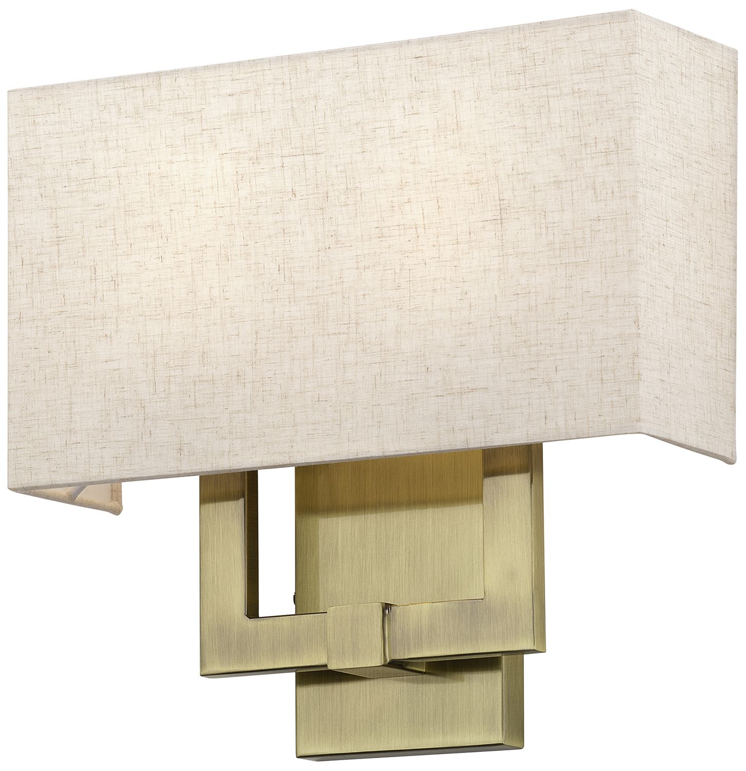 Image 4 Monroe 2 Light Antique Brass ADA Sconce more views