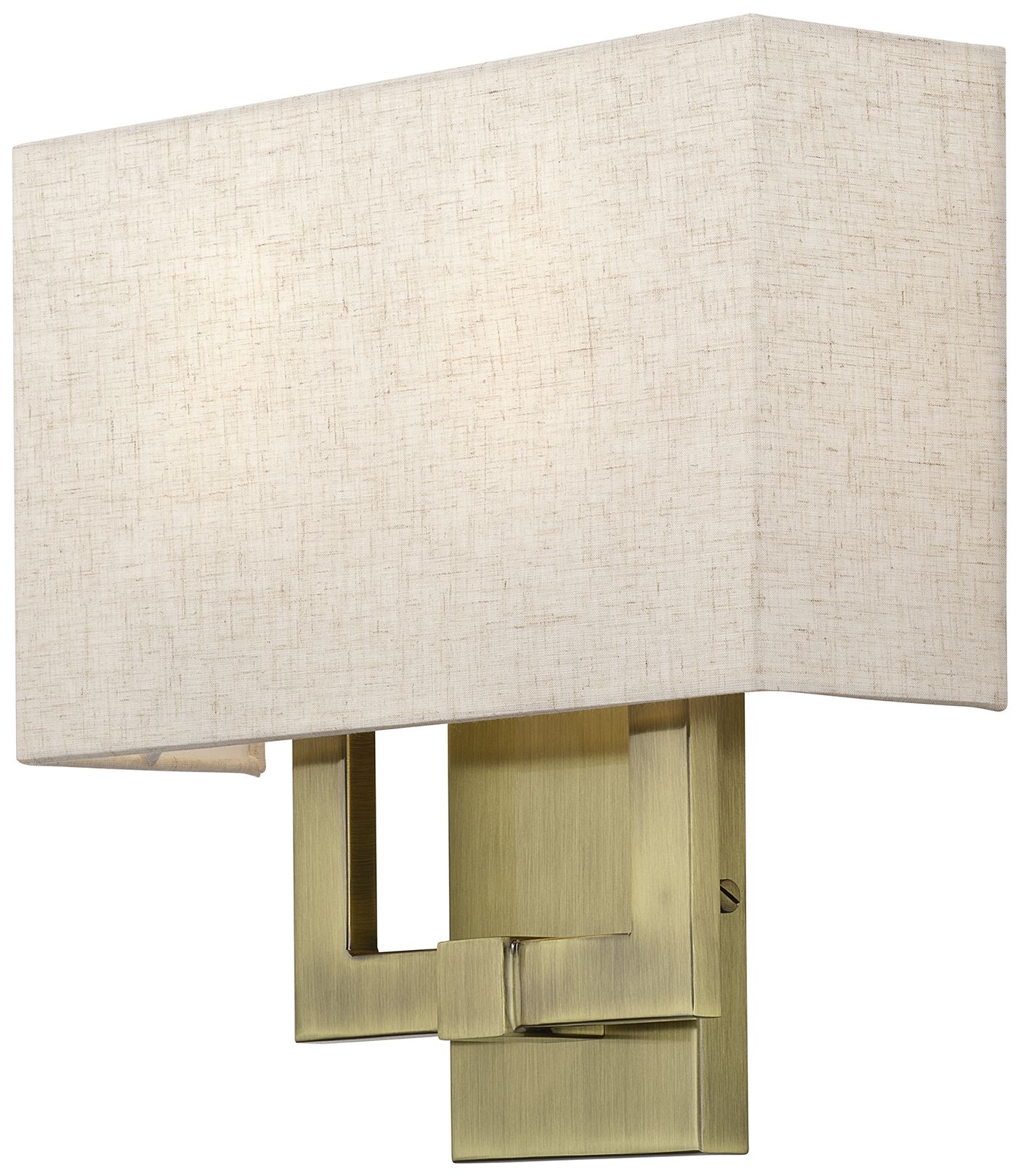 Image 5 Monroe 2 Light Antique Brass ADA Sconce more views