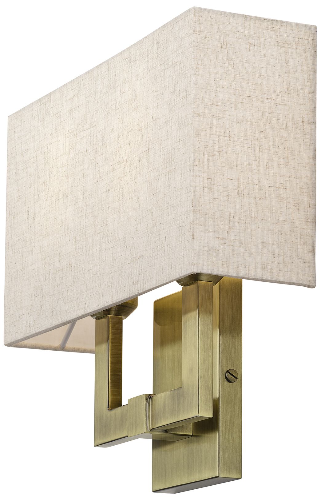 Image 6 Monroe 2 Light Antique Brass ADA Sconce more views