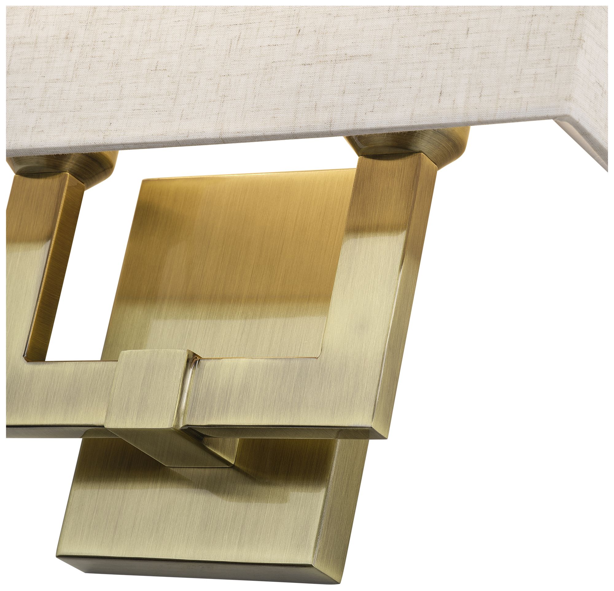 Image 7 Monroe 2 Light Antique Brass ADA Sconce more views