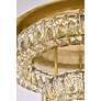 Monroe 22" Wide Gold and Clear Crystal LED Ceiling Light