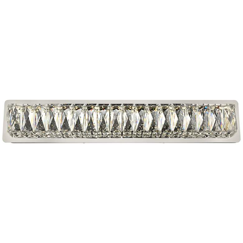 Image 1 Monroe 24 1/2 inch Wide Chrome LED Bath Light