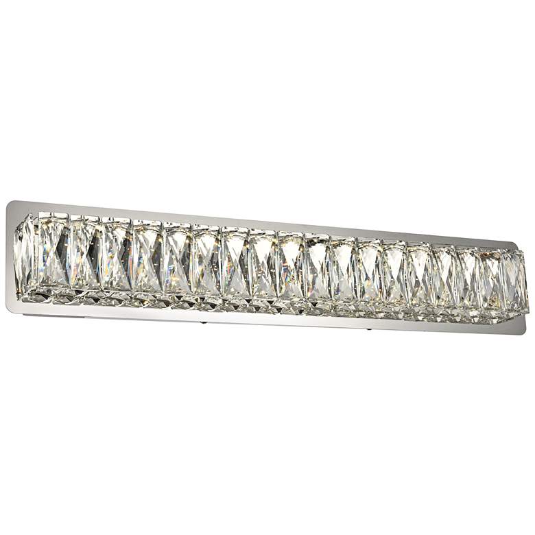 Image 2 Monroe 24 1/2 inch Wide Chrome LED Bath Light more views