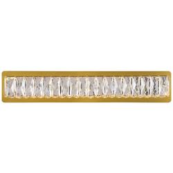 Monroe 24 1/2&quot; Wide Gold and Crystal LED Bath Light