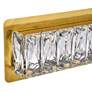 Monroe 24 1/2" Wide Gold and Crystal LED Bath Light