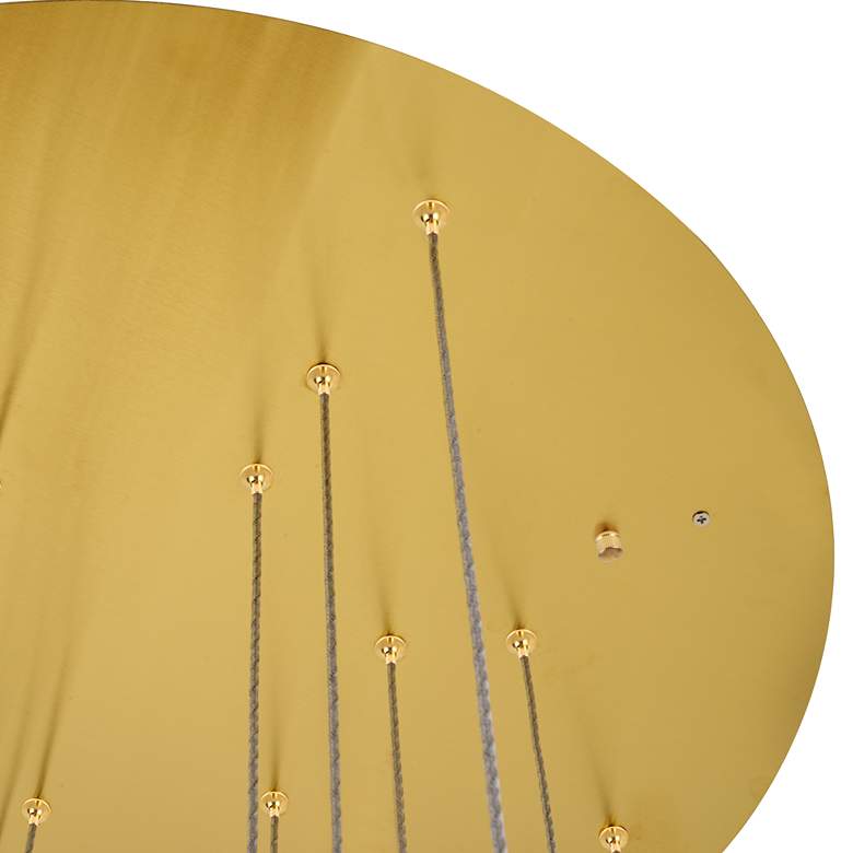 Image 6 Monroe 25 1/2" Wide Gold and Crystal 5-Tier LED Chandelier more views
