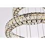 4_Monroe 25" Led Five Ring Chandelier In Black more views