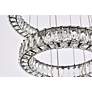 6_Monroe 25" Led Five Ring Chandelier In Black more views