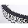 6_Monroe 26" Wide Black Crystal LED Ring Pendant Light more views