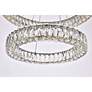 5_Monroe 27 1/2" Wide Gold and Crystal 2-Ring LED Chandelier more views