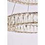 6_Monroe 27 1/2" Wide Gold and Crystal 2-Ring LED Chandelier more views