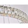 7_Monroe 27 1/2" Wide Gold and Crystal 2-Ring LED Chandelier more views