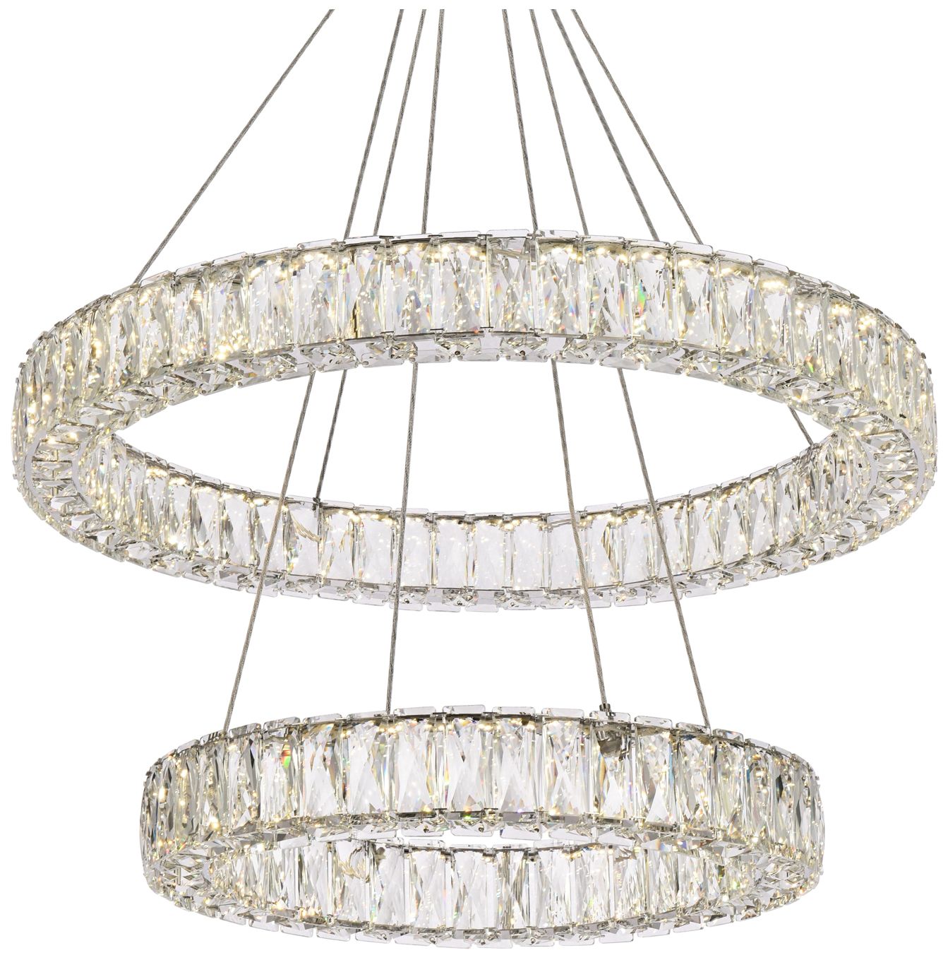 Image 3 Monroe 28" Chandelier in Chrome more views