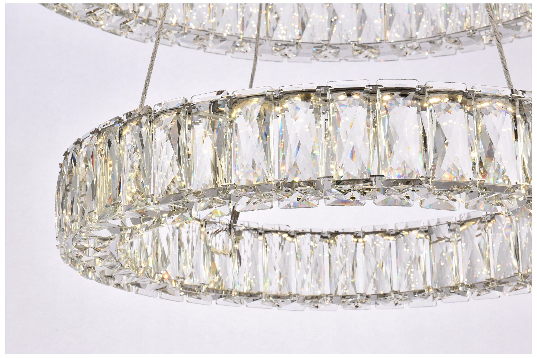 Image 4 Monroe 28" Chandelier in Chrome more views