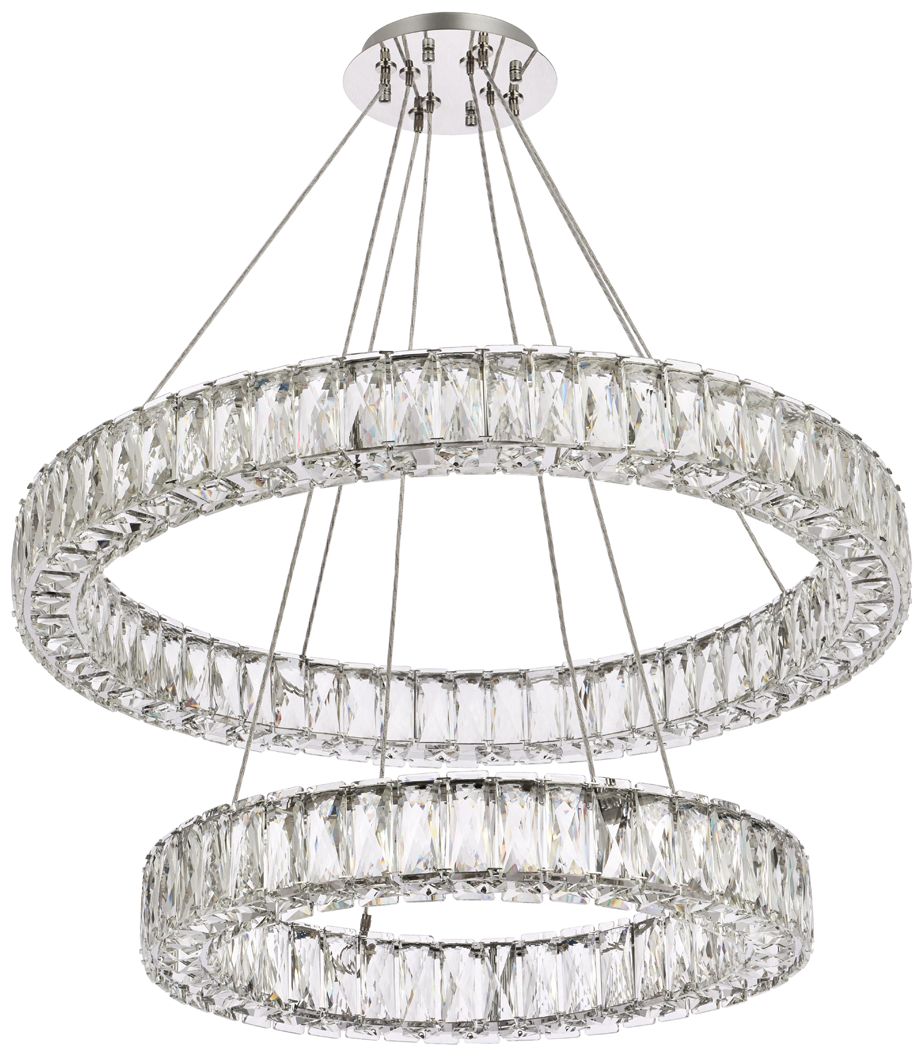 Image 7 Monroe 28" Chandelier in Chrome more views