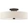 Monroe 30" Wide English Bronze Drum Ceiling Light