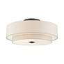 5_Monroe 30" Wide English Bronze Drum Ceiling Light more views