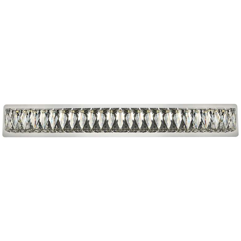 Image 1 Monroe 32" Wide Chrome LED Bath Light