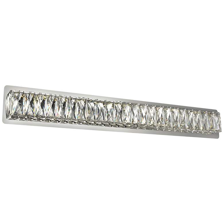 Image 2 Monroe 32" Wide Chrome LED Bath Light more views