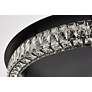 6_Monroe 33" Wide Black and Clear Crystal LED Ceiling Light more views