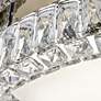 Monroe 34" Wide Chrome and Crystal LED Ceiling Light