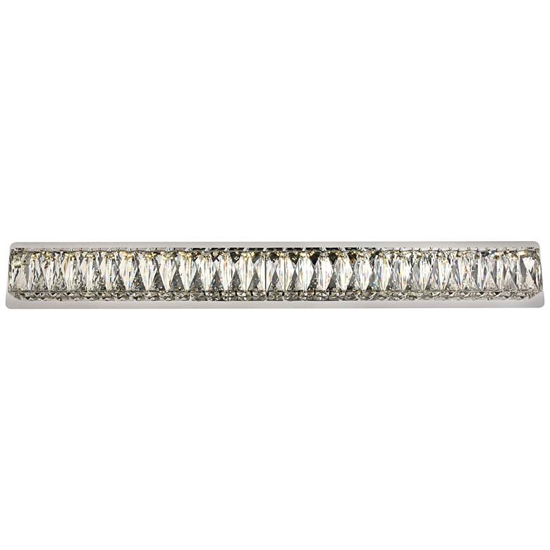 Image 1 Monroe 35 1/2 inch Wide Chrome LED Bath Light