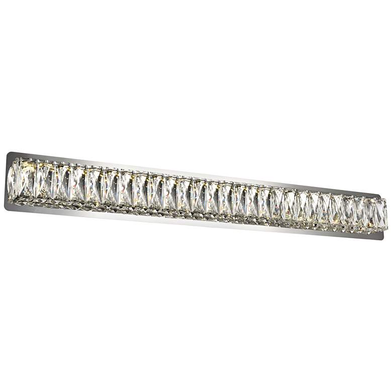 Image 2 Monroe 35 1/2" Wide Chrome LED Bath Light more views
