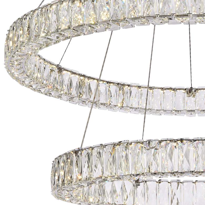 Image 3 Monroe 36 inch Led Double Ring Chandelier more views