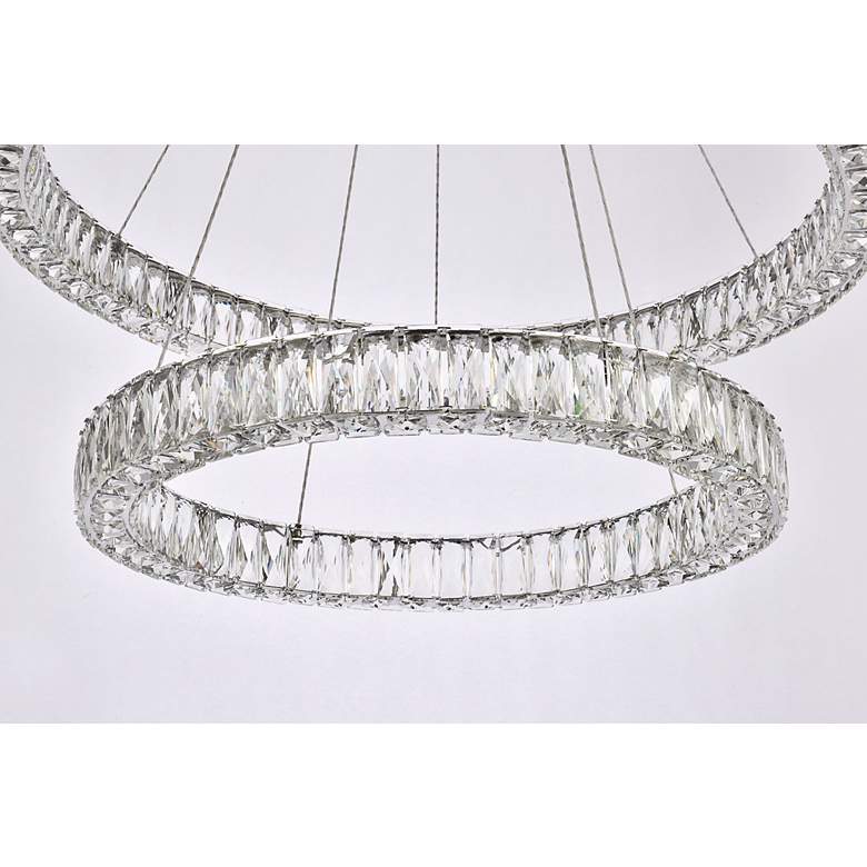 Image 5 Monroe 36 inch Led Double Ring Chandelier more views