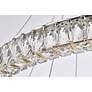 7_Monroe 36" Wide Gold 2-Light LED Tiered Ring Chandelier more views