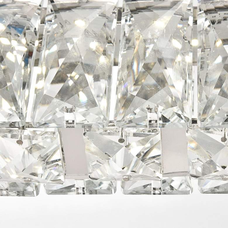 Image 5 Monroe 38 3/4" Wide Crystal LED Kitchen Island Light Pendant more views