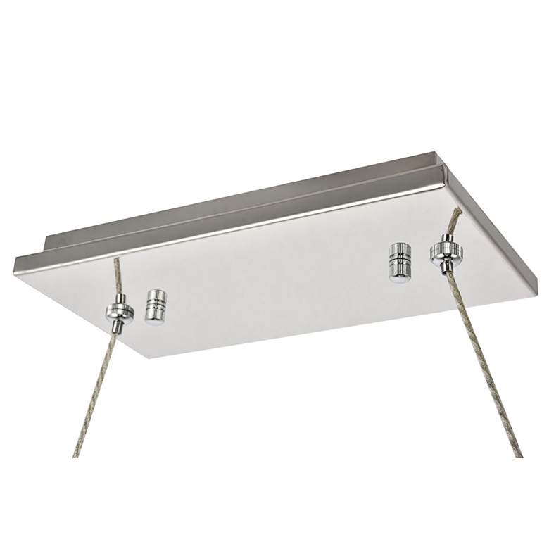 Image 6 Monroe 38 3/4" Wide Crystal LED Kitchen Island Light Pendant more views