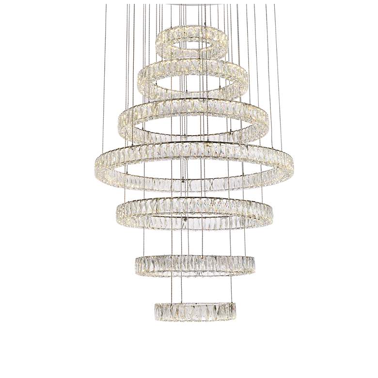 Image 3 Monroe 40" Led Seven Ring Chandelier more views