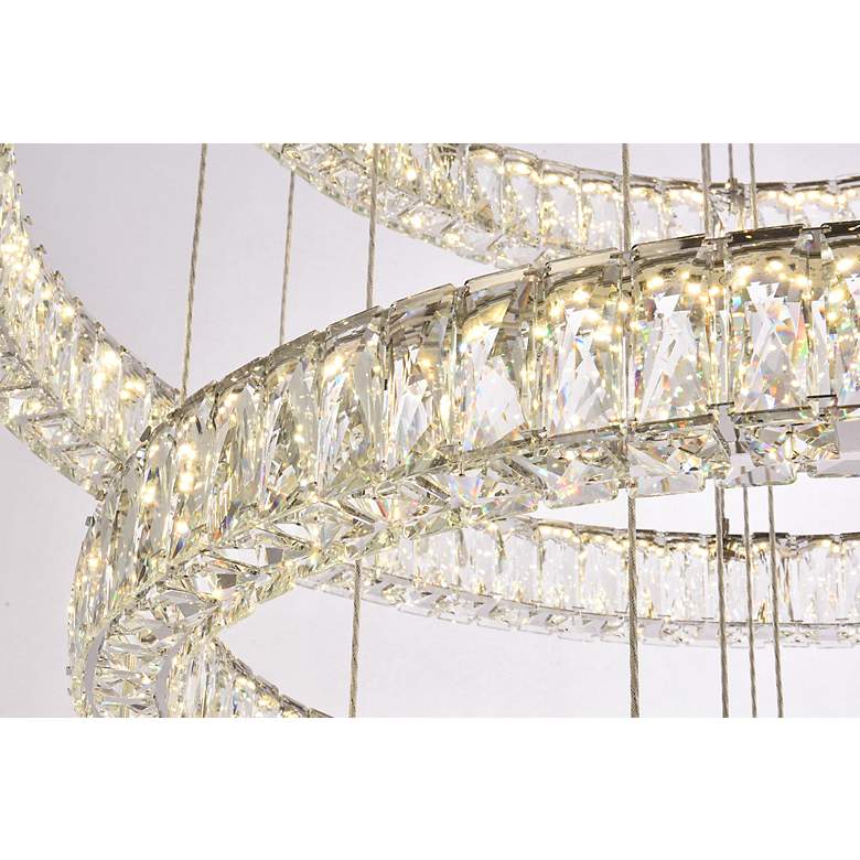 Image 4 Monroe 40" Led Seven Ring Chandelier more views