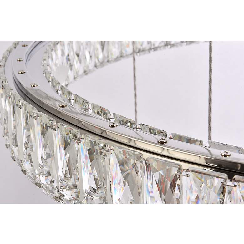 Image 5 Monroe 40" Led Seven Ring Chandelier more views