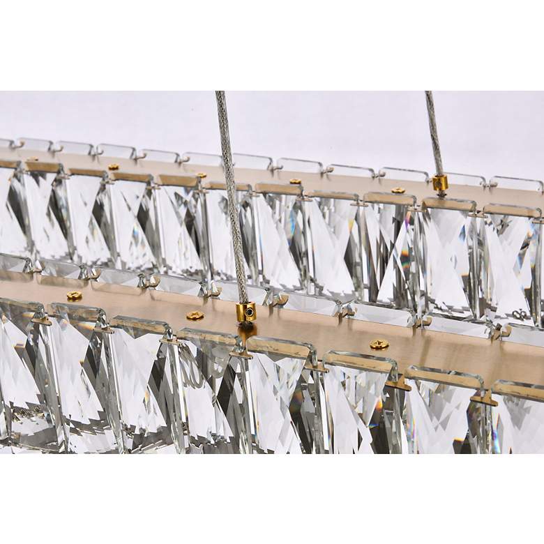 Image 5 Monroe 41 1/4" Wide Gold 2-Light LED Chandelier more views