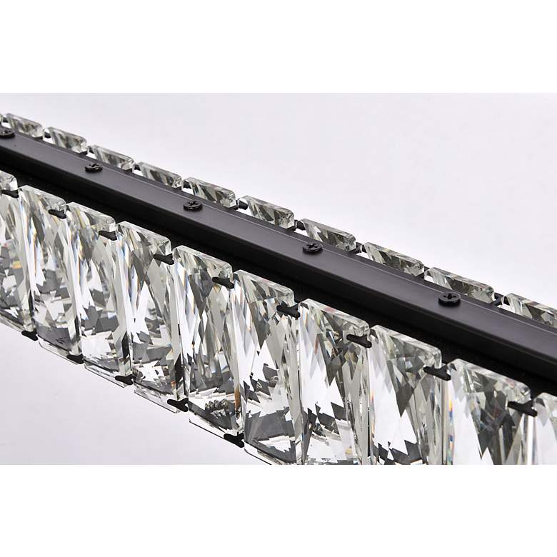 Image 6 Monroe 41 1/4" Wide Gold and Crystal LED Linear Pendant more views