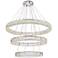 Monroe 41" Led Triple Ring Chandelier