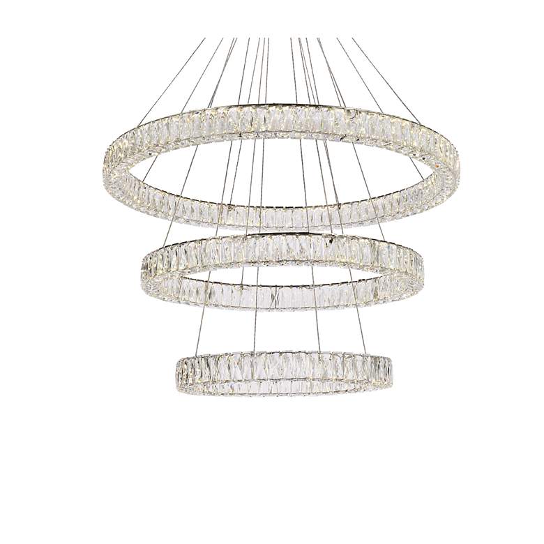 Image 4 Monroe 41" Led Triple Ring Chandelier more views