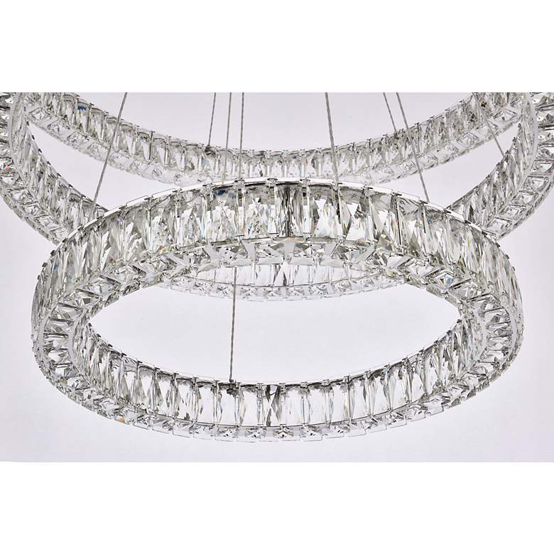 Image 5 Monroe 41" Led Triple Ring Chandelier more views
