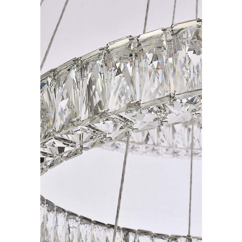 Image 7 Monroe 41" Led Triple Ring Chandelier more views