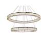 3_Monroe 42" Led Round Double Ring Pendant In Black more views