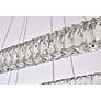 6_Monroe 42"W Chrome Crystals LED Double Rectangular Pendant more views